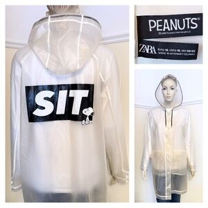Zara Peanuts rain coat